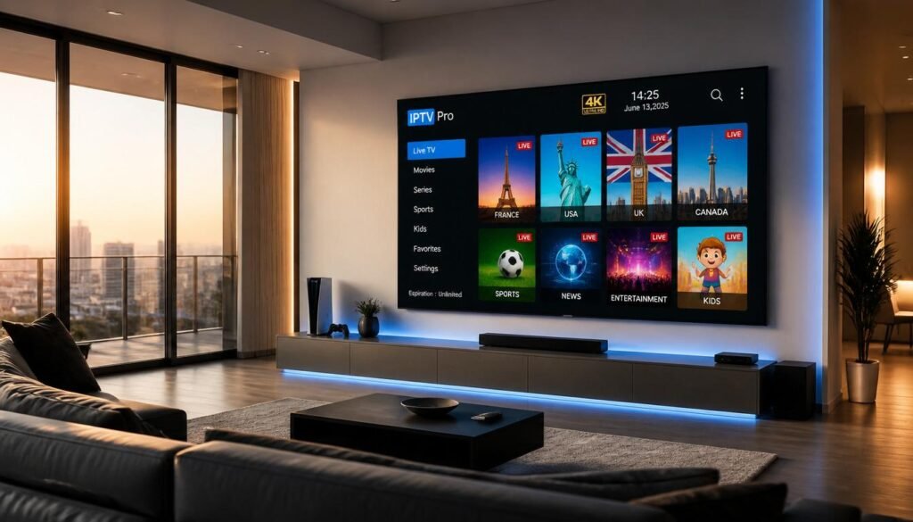 IPTV Pro App auf Smart TV und Android Geräten